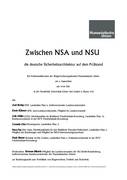 Beitragsbild Zwischen NSA und NSU - Die deutsche Sicherheitsarchitektur auf dem Prüfstand