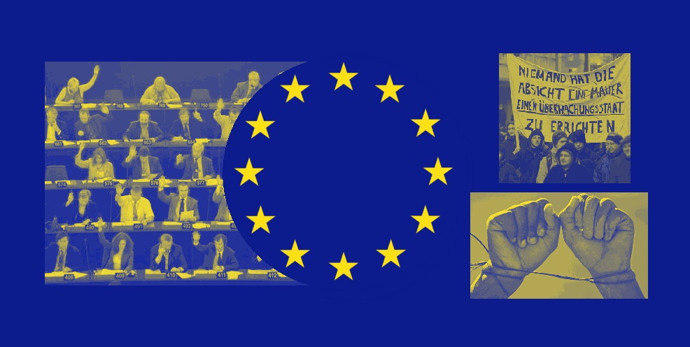 Beitragsbild Menschen- und Bürgerrechte in der EU. Podiumsdiskussion mit KandidatInnen für das Europäische Parlament