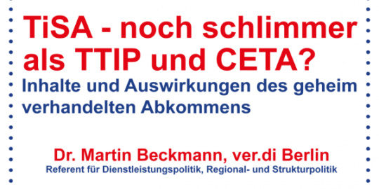 Beitragsbild TISA - noch schlimmer als TTIP und CETA?