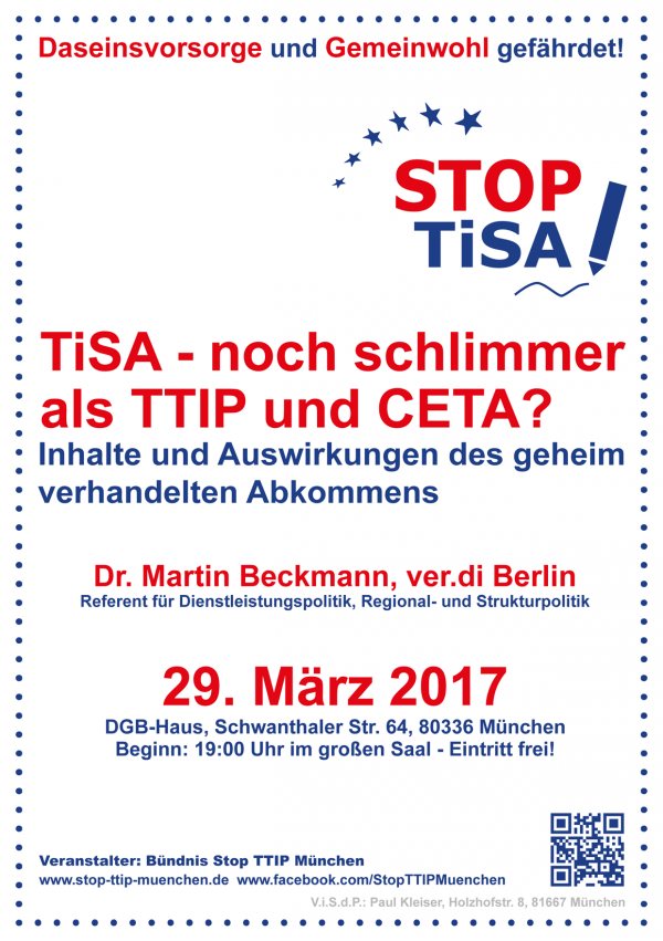Beitragsbild TISA - noch schlimmer als TTIP und CETA?