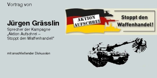 Beitragsbild Jürgen Grässlin: Deutschland  Europameister im Waffenhandeln