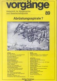 Beitragsbild vorgänge Nr. 89 (Heft 5/1987) Abrüstungsspirale?