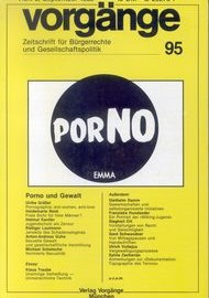 Beitragsbild vorgänge Nr. 95 (Heft 5/1988) Porno