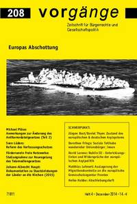 vorgänge 208: Europas Abschottung (PDF-Version)