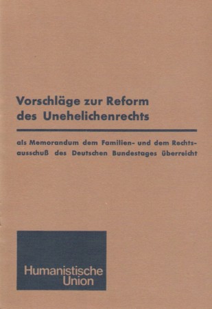 Beitragsbild Vorschläge zur Reform des Unehelichenrechts
