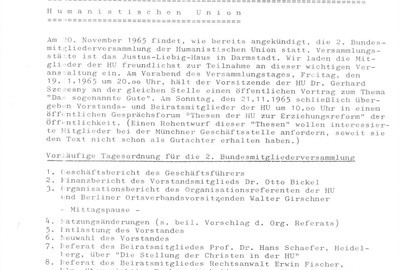 Beitragsbild Mitteilungen Nr. 23 (Heft 5/1965)