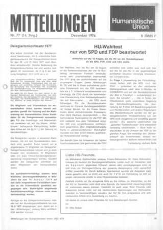 Mitteilungen Nr. 77 (Heft 4/1976)