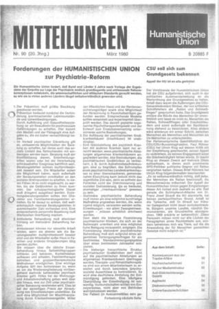 Mitteilungen Nr. 90 (Heft 1/1980)