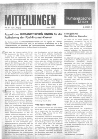 Mitteilungen Nr. 91 (Heft 2/1980)