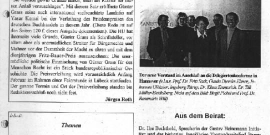 Beitragsbild Mitteilungen Nr. 160 (Heft 4/1997)