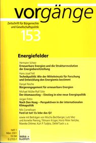 vorgänge Nr. 153 (Heft 1/2001) Energiefelder