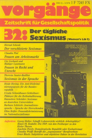 vorgänge Nr. 32 (Heft 2/1978) Der tägliche Sexismus