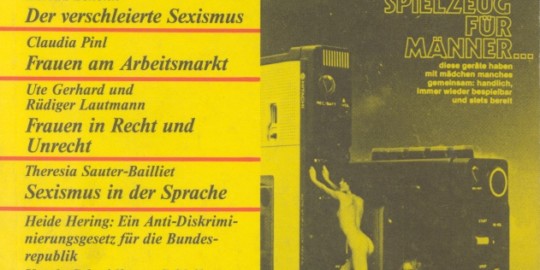 Beitragsbild vorgänge Nr. 32 (Heft 2/1978) Der tägliche Sexismus