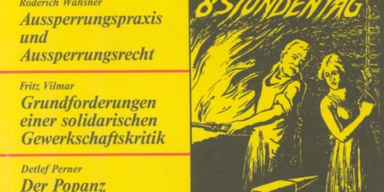 Beitragsbild vorgänge Nr. 35 (Heft 5/1978) Gewerkschaften