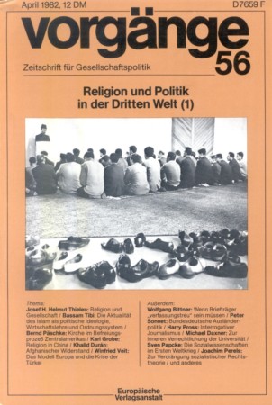 vorgänge Nr. 56 (Heft 2/1982) Relegion und Politik in der dritten Welt (1)