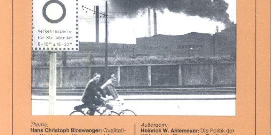 Beitragsbild vorgänge Nr. 58 (Heft 4/1982) Ökonomie und Ökologie