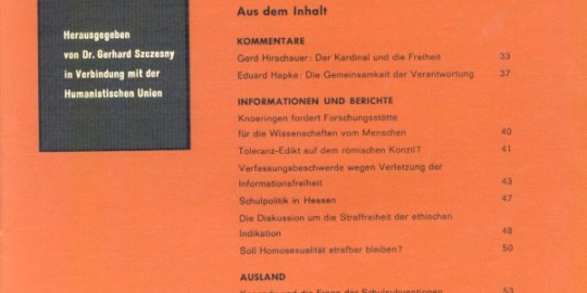 Beitragsbild vorgänge Heft 2/1963