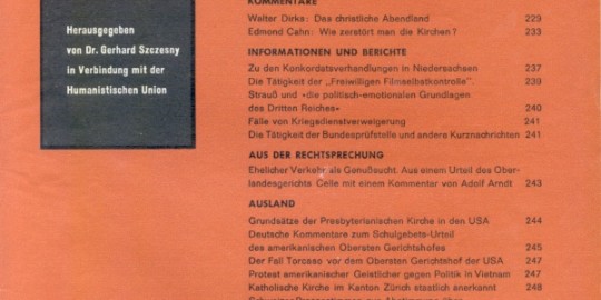 Beitragsbild vorgänge Heft 8/1963