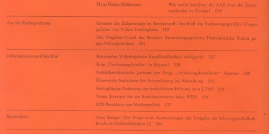 Beitragsbild vorgänge Heft 7-8/1972
