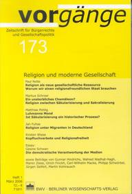 vorgänge Nr. 173: Religion und moderne Gesellschaft
