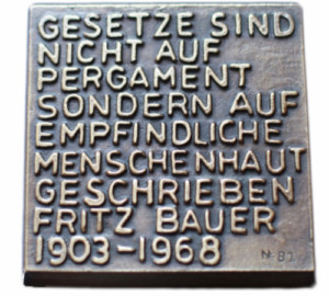 Beitragsbild Einladung zur Verleihung des Fritz-Bauer-Preises 2023