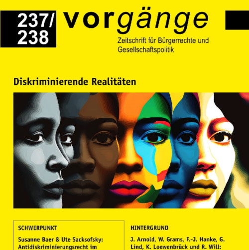 Beitragsbild Antidiskriminierungsrecht im Kontext von Gleichheit und Gerechtigkeit: Ein Gespräch mit Susanne Baer und Ute Sacksofsky