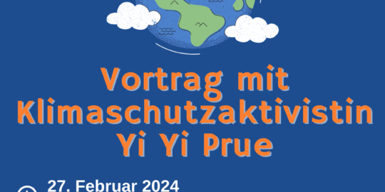 Beitragsbild Marburg: Climate Justice - Vortrag mit Klimaschutzaktivistin Yi Yi Prue